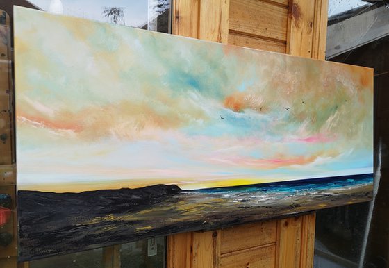 Morning Glow - seascape, emotional, panoramic