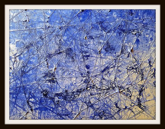 Is not a new life - (n.255) - 80 x 60 x 2,50 cm - ready to hang - acrylic painting on stretched canvas