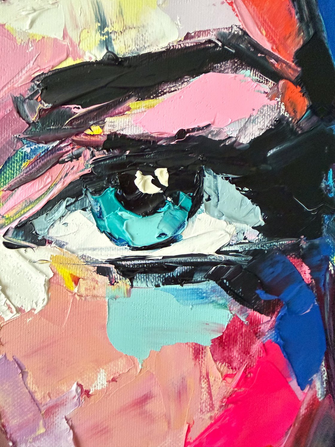 絵画『SKIN』NORRY Original Oil Painting - Threshold by Lana Frey
