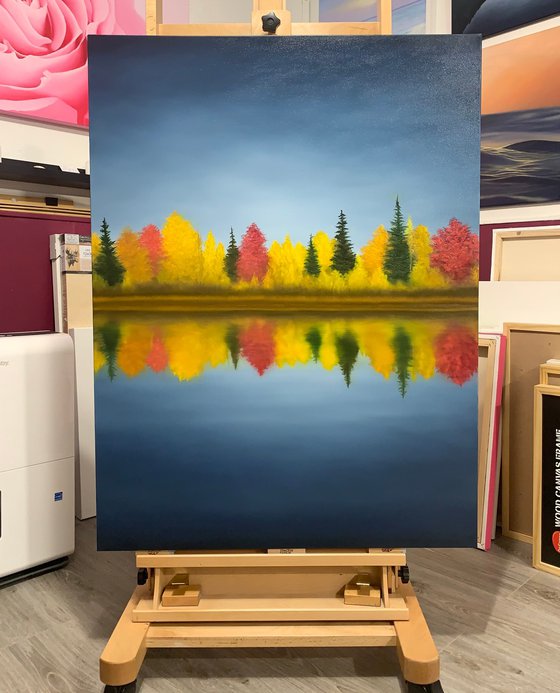 Golden Season. Landscape