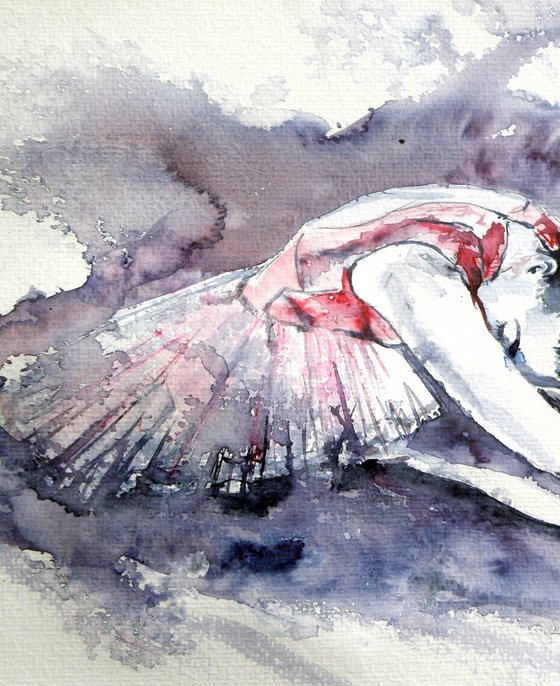 Ballerina dancing