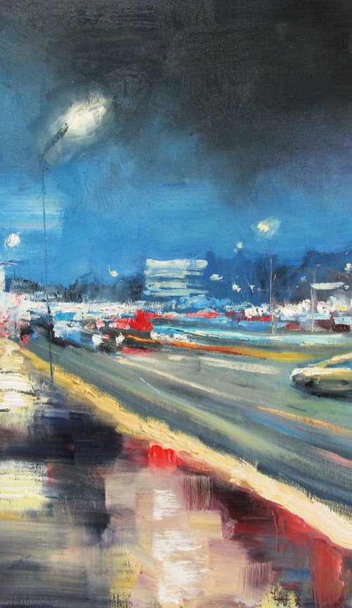 Big City never sleeps by Irina Sergeyeva