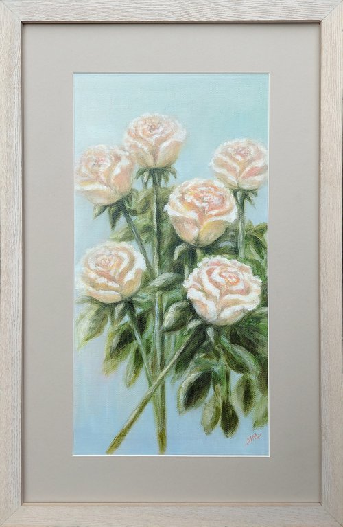 Framed little treasure Roses for Mum by Mila Moroko