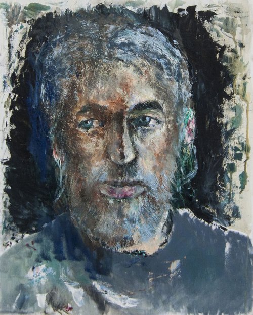 Portrait of the artist's friend. by Leo Baxiner