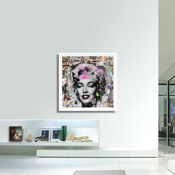 Marilyn Heart - Original on Paper (300 gsm)
