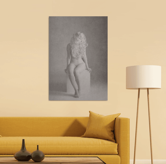 Solitude in White - Art Nude