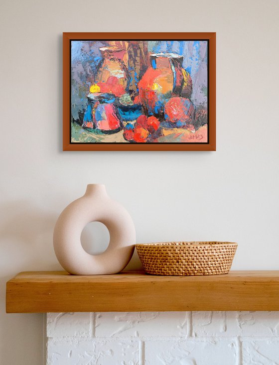 Two Jugs in Vibrant Tones