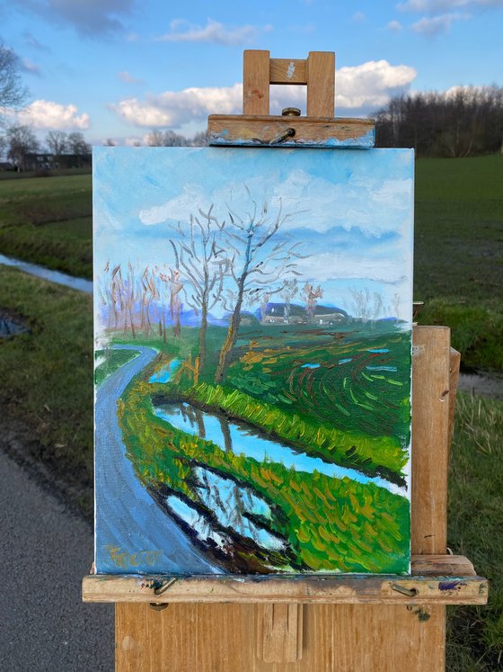 Country Road Reflections