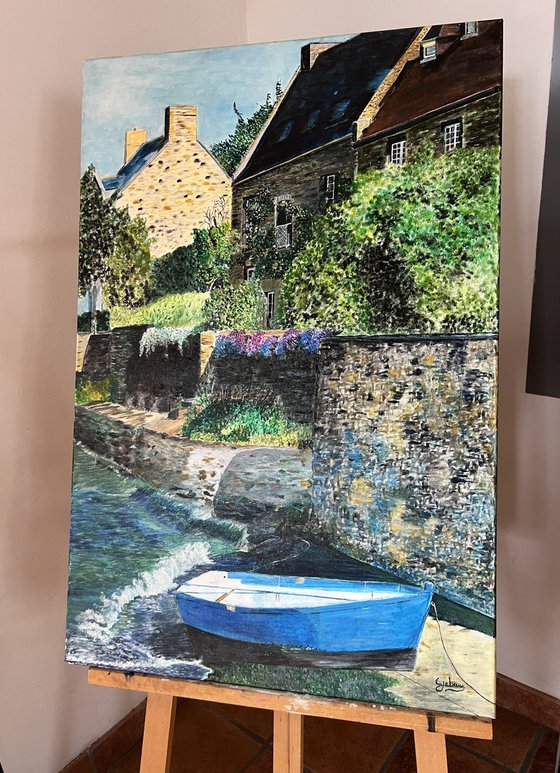 The blue boat