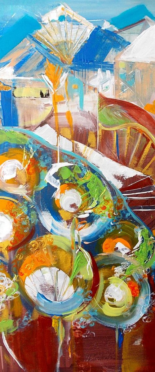 Back home - 61 x 45,5 cm. by Maria Paunova