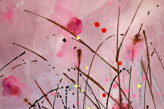 Magic Times #2 -  Original abstract floral landscape