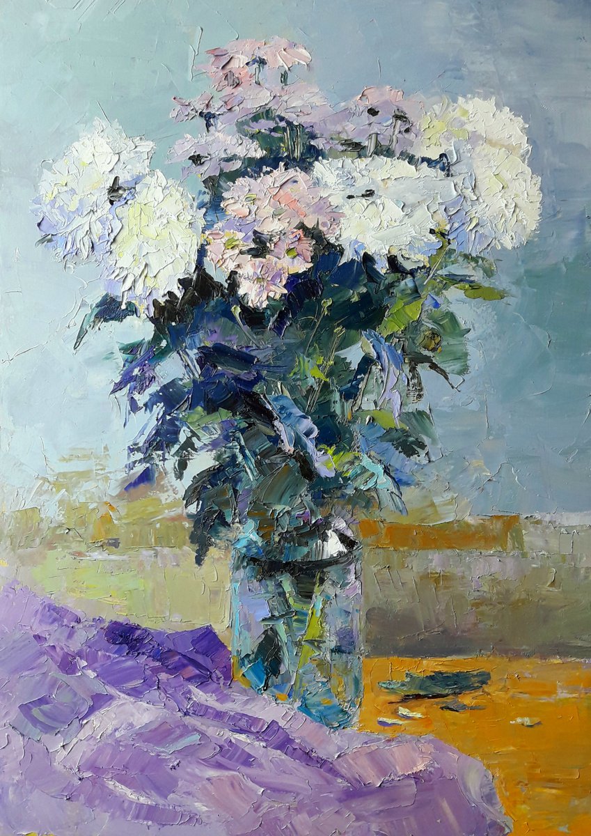 Oil painting Autumn bouquet by Boris Serdyuk
