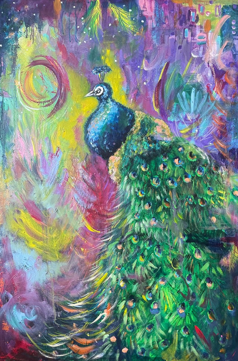 Isn’t She As Pretty As A Peacock? by Lisa Cunningham