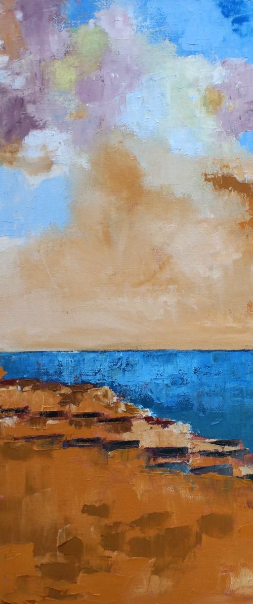 Beach Huts and Boats 2 by Ann Palmer