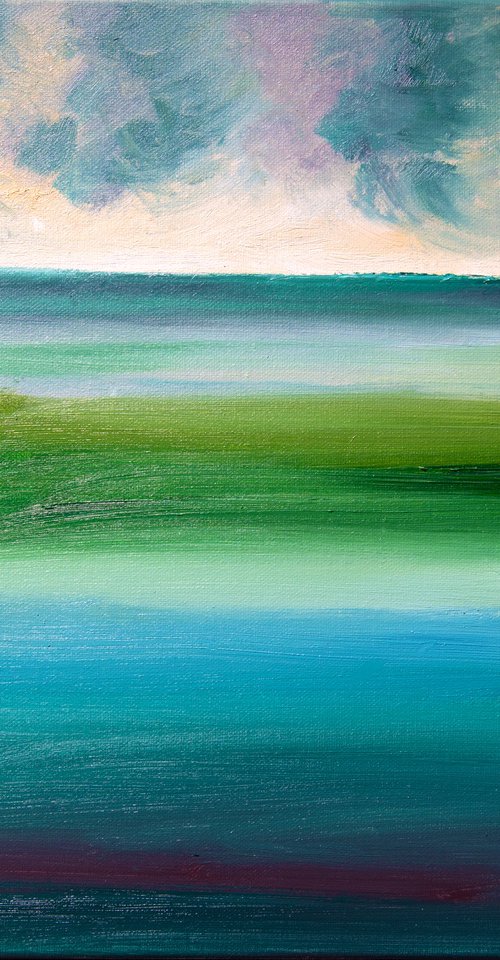 Infinity Green Ocean by Elizabeth Anne Fox