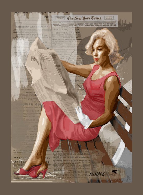 MARILYN IN NEW YORK  33"X46"