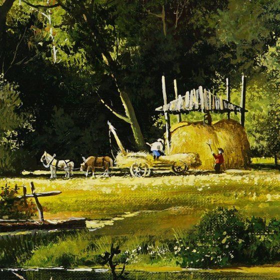 Summer by the pond
