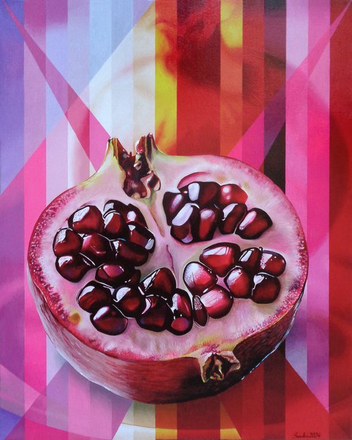Split Pomegranate by Sandro Chkhaidze
