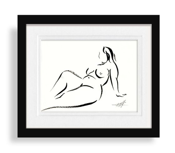 Brushstroke Nude Goddess Collection -  Set 3 by Kathy Morton Stanion