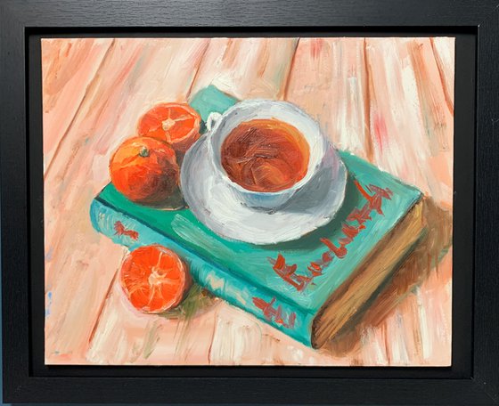Teacups, Books and Mandarins.