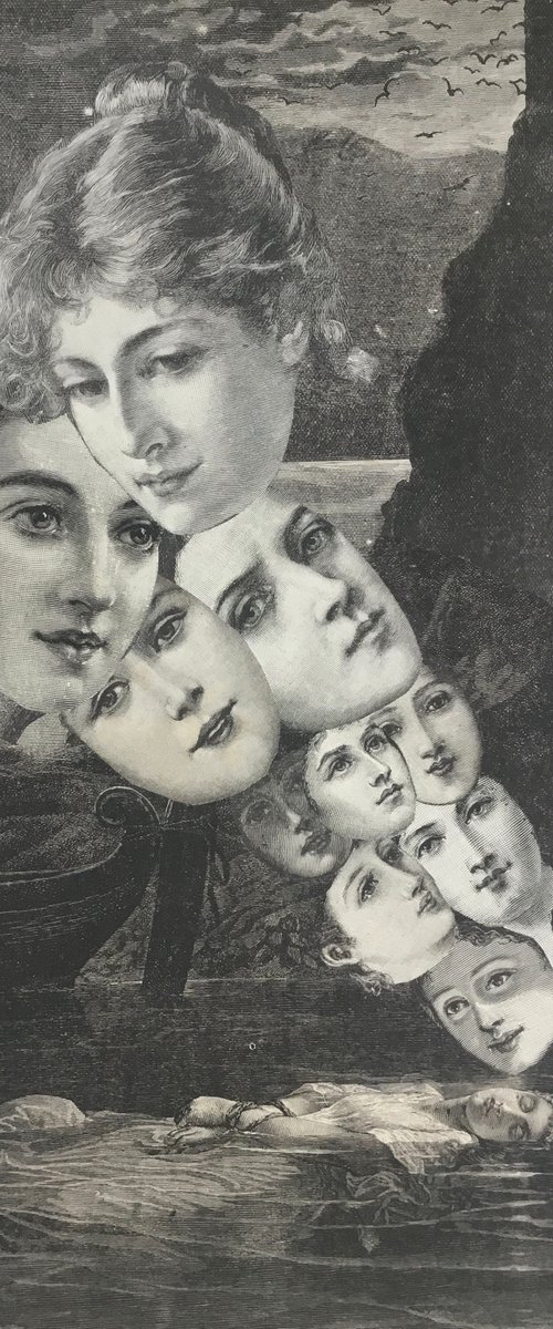 Faces at Dusk by Tudor Evans
