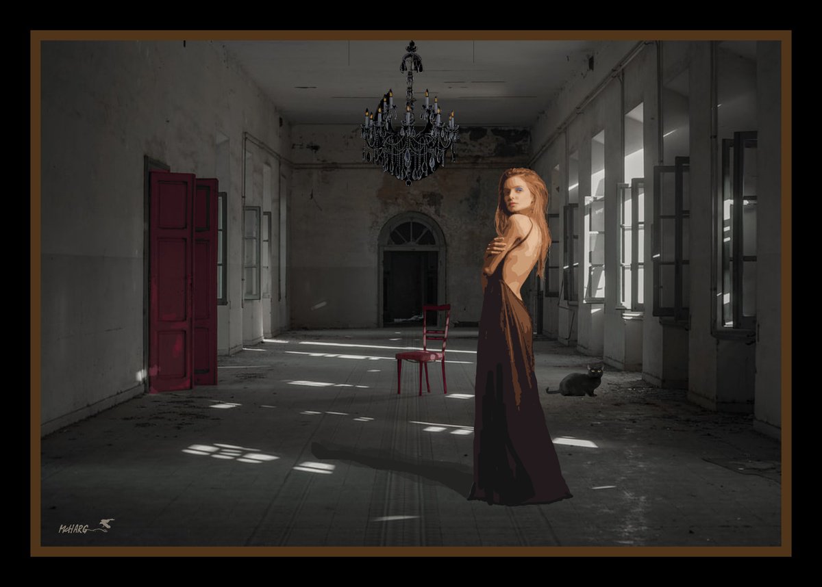 Expressive Portrait Painting By Joe Mcharg, 42 X 30, Dicken