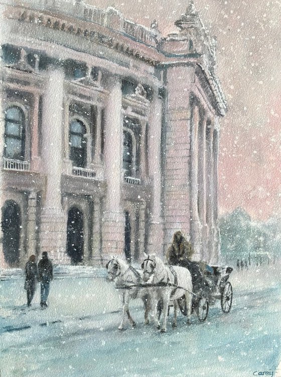 Vienna in snow