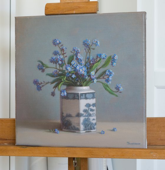 Still life: Allure of blue