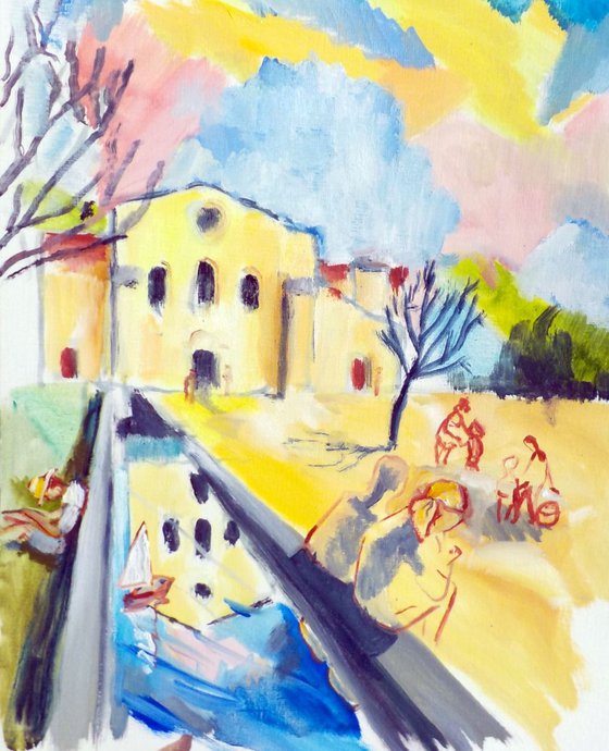 Abbaye de Silvacane après Dufy