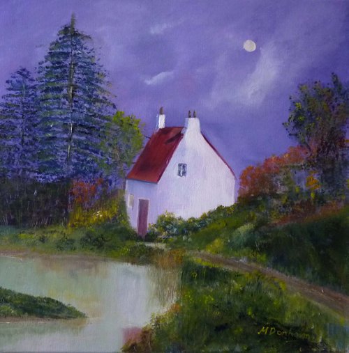 Cottage by the Lochan by Margaret Denholm