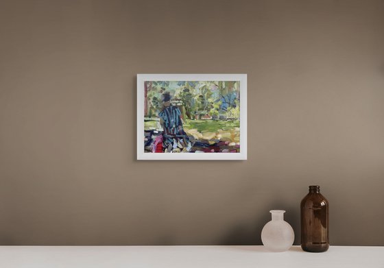 Painting with Isobel