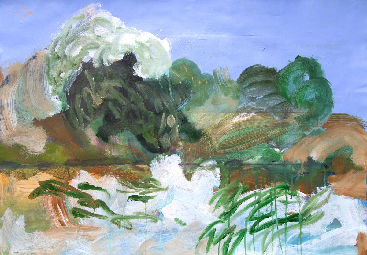  Watershed: Wellspring By Elizabeth Anne Fox, 33 X 23, Artwork For Sale On Artfinder