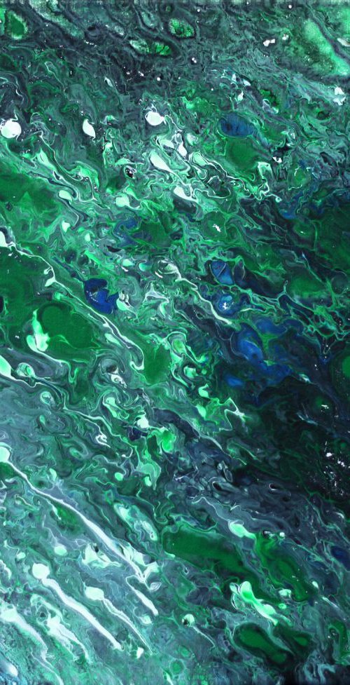 "Conception" - Original Abstract PMS Acrylic Painting, 20 x 16 inches by Preston M. Smith (PMS)