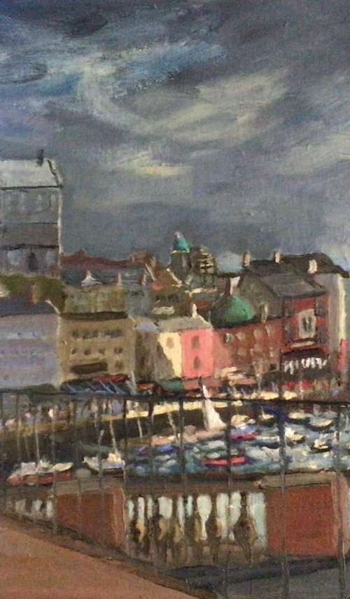 Afternoon sunlight, Ramsgate oil painting by Julian Lovegrove Art