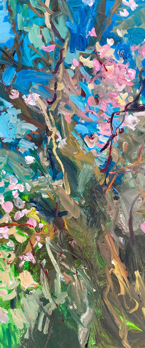 Blossoming tree. by Lilia Orlova-Holmes