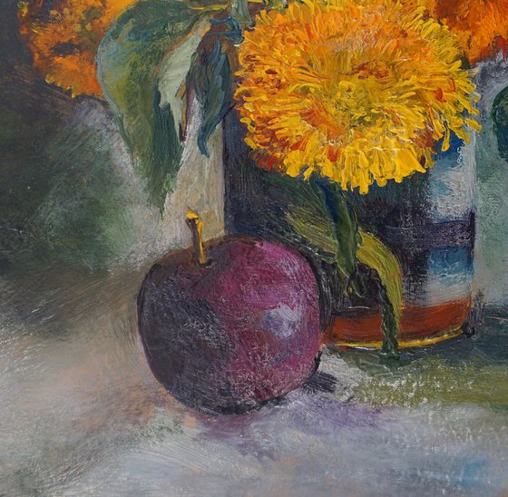 Still Life With Plums