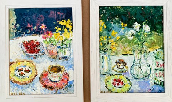 Summer Still life in garden
