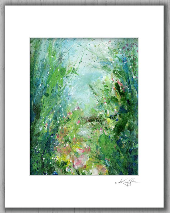 Lost In The Meadow 52 - Floral Abstract Painting by Kathy Morton Stanion