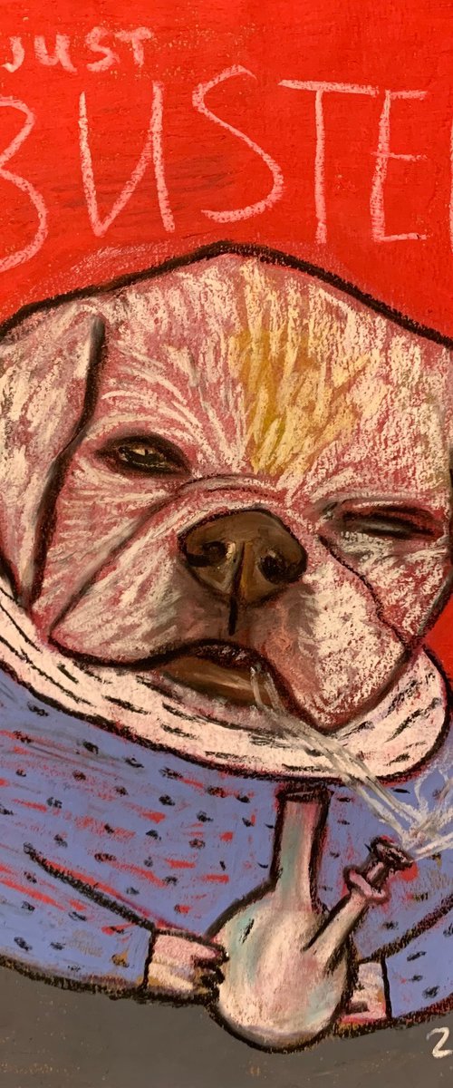 Smoking dog #105 by Pavel Kuragin