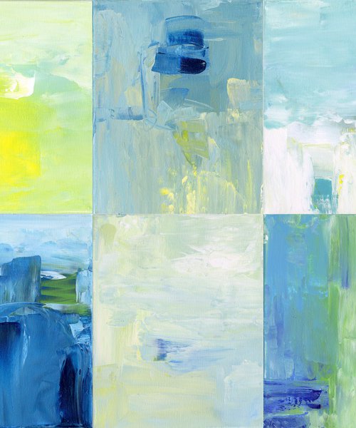 Dreams Of Serenity Collection 2 - 10 Parts - Abstract Paintings by Kathy Morton Stanion by Kathy Morton Stanion