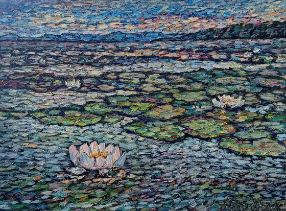 lake with water lilies