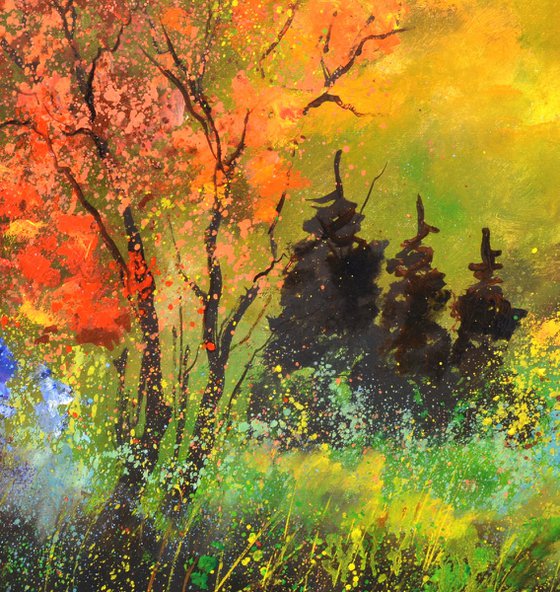 Orange trees in Autumn