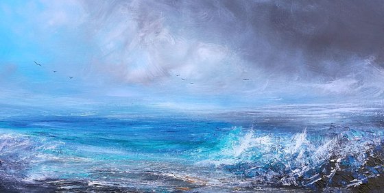 Hell Bay, Bryher, Isles of Scilly - Large, Wave Art, Seascape,