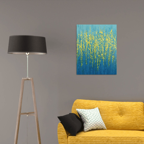 Yellow and Blues - Color Field