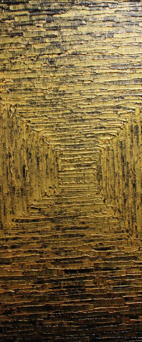 Gold square gradient by Jonathan Pradillon