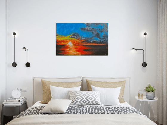 Sunset storm 1