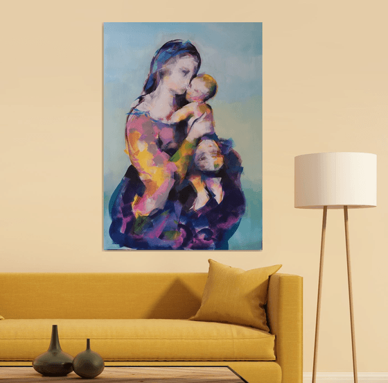 Madonna and child 7