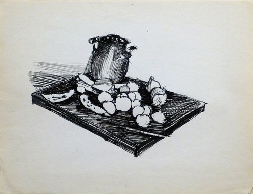 Still Life: Kitchen #4, 24x31 cm by Frederic Belaubre