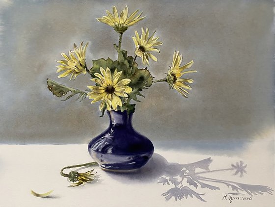 Bouquet of roadside flowers