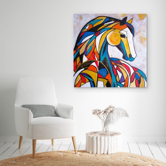 Mosaic Mustang